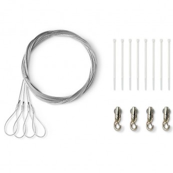 Монтажный комплект тросов и карабинов для подвеса квадратного массива MXA920, без крышки SHURE A900-S-GM