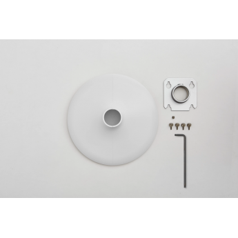 Комплект для установки на мачте 1,5 дюйма, белая крышка SHURE A901W-R-PM-1.5IN