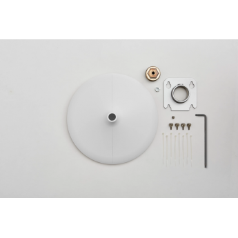 Комплект для установки на мачте 3/8 дюйма, белая крышка SHURE A901W-R-PM-3/8IN