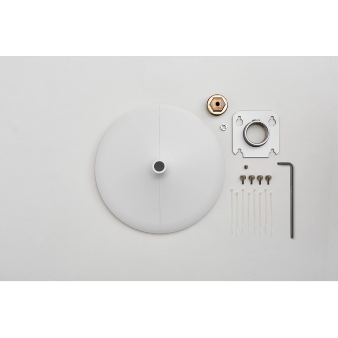 Комплект для установки на мачте 3/8 дюйма, белая крышка SHURE A901W-R-PM-3/8IN