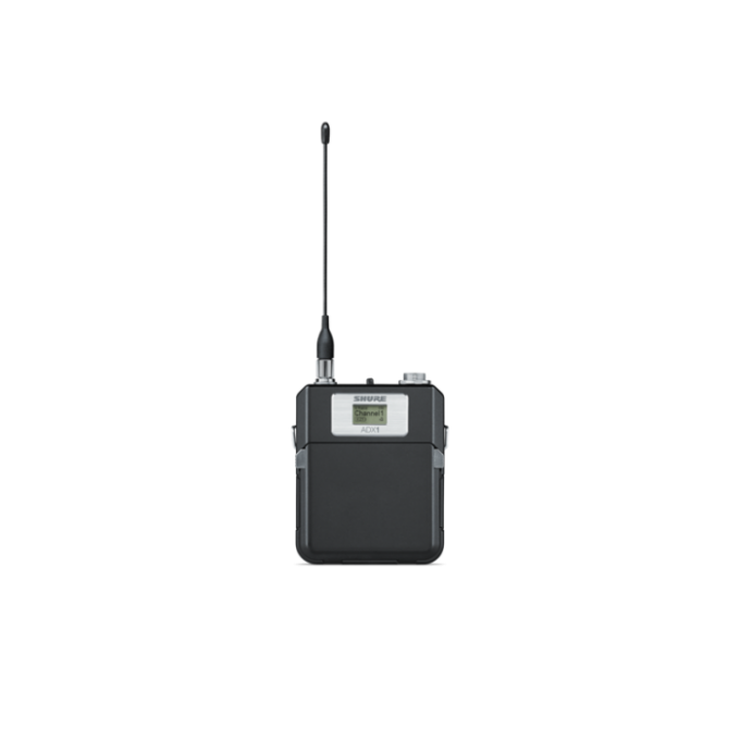 ADX Поясной передатчик с разъемом LEMO 3, G56 - 470-636 МГц SHURE ADX1LEMO3=-G56