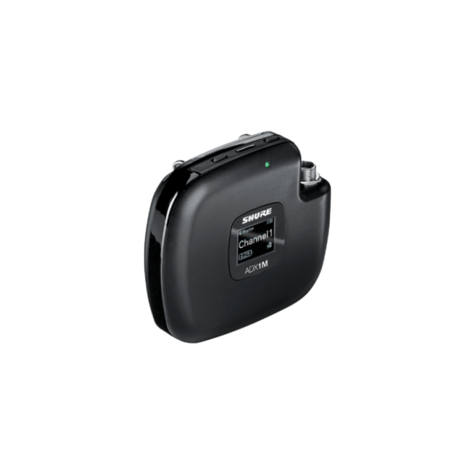 ADX Поясной микро-передатчик в частотном диапазоне G56 - 470-636 МГц SHURE ADX1M=-G56