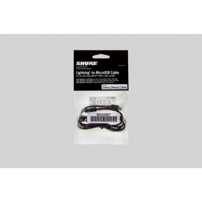 Кабель LIGHTNING для микрофонов MOTIV, 1 м SHURE AMV-LTG