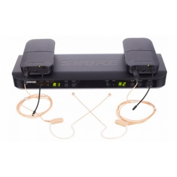 Двухканальная радиосистема с двумя головными микрофонами MX153 SHURE BLX188E/MX53-M17 Двухканальная радиосистема с двумя головными микрофонами MX153 SHURE BLX188E/MX53-M17