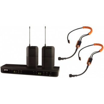 Двухканальная радиосистема с двумя головными микрофонами SM31 SHURE BLX188E/SM31-M17 Двухканальная радиосистема с двумя головными микрофонами SM31 SHURE BLX188E/SM31-M17