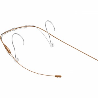 Субминиатюрный всенаправленный конденсаторный головной микрофон DuraPlex, цвет коричневый, разъём LEMO3 SHURE DH5C/O-LM3 Субминиатюрный всенаправленный конденсаторный головной микрофон DuraPlex, цвет коричневый, разъём LEMO3 SHURE DH5C/O-LM3