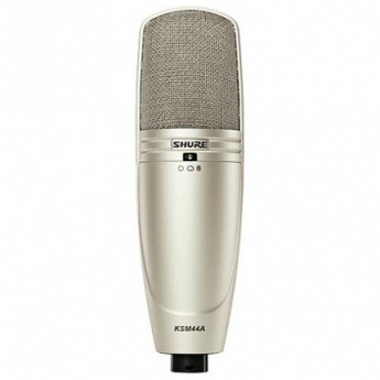 Студийный конденсаторный микрофон с алюминиевым кофром и гибким креплением SHURE KSM44A/SL Студийный конденсаторный микрофон с алюминиевым кофром и гибким креплением SHURE KSM44A/SL
