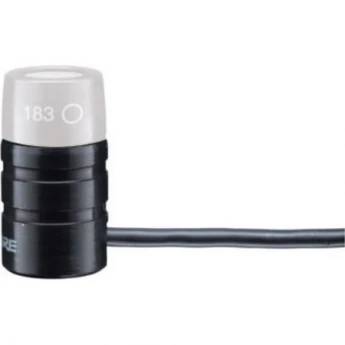 Петличный микрофон, без капсюля,  с предусилителем XLR, ветрозащита SHURE MX180/N