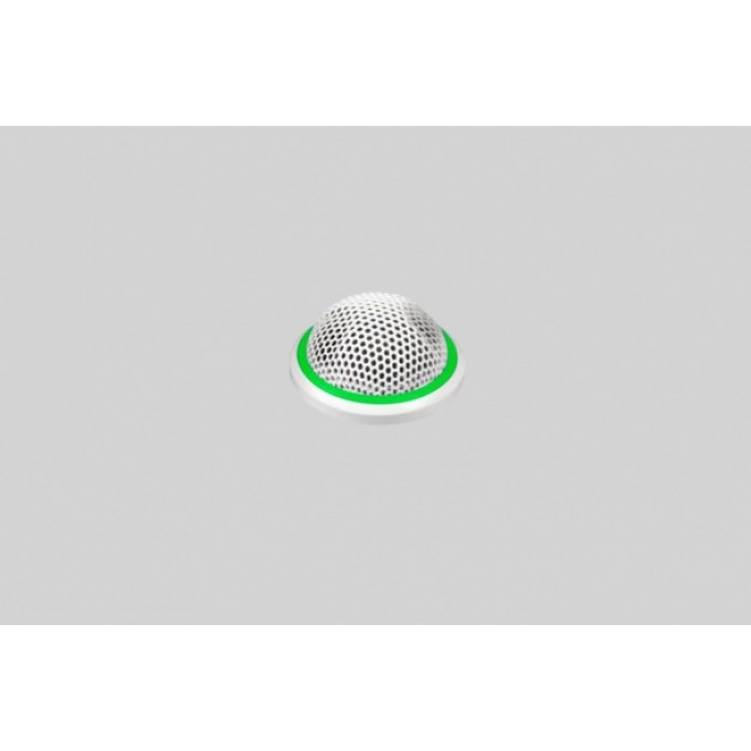 Врезной кардиоидный конденсаторный микрофон граничного слоя. Двухцветный индикатор статуса. Разъем 5-Pin XLR. Цвет белый SHURE MX395W/C-LED