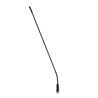 Конденсаторный микрофон на гусиной шее, одна гибкая секция у основания, 10-контактный разъём, длина 63 см, двухцветный индикатор у микрофона, диаграмма кардиоида, ветрозащита в комплекте, цвет чёрный SHURE MXC425/C