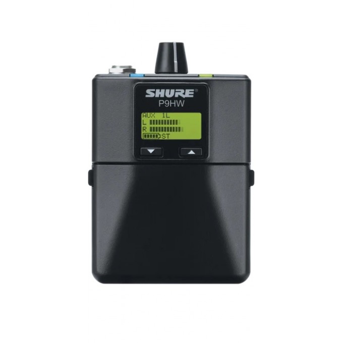 Стереоприемник персонального мониторинга, в комплекте переходник 3.5miniJack на 2xXLR SHURE P9HW=
