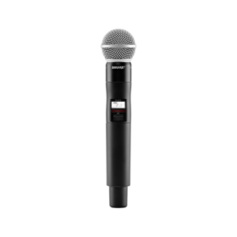 Ручной передатчик с капсюлем микрофона SM58, частотный диапазон G51 (470-534 МГц), включает 2 батарейки типа AA, зажим для микрофона SHURE QLXD2/SM58=-G51 Ручной передатчик с капсюлем микрофона SM58, частотный диапазон G51 (470-534 МГц), включает 2 батарейки типа AA, зажим для микрофона SHURE QLXD2/SM58=-G51