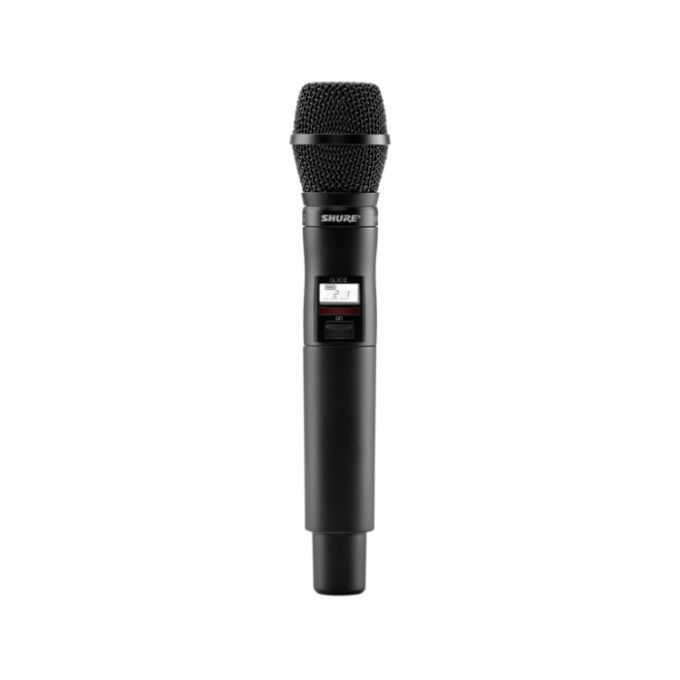 Ручной передатчик с капсюлем микрофона SM87, частотный диапазон G51 (470-534 МГц), включает 2 батарейки типа AA, зажим для микрофона SHURE QLXD2/SM87=-G51