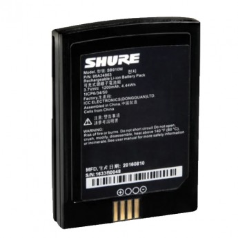 Аккумулятор для передатчика ADX1M SHURE SB910M Аккумулятор для передатчика ADX1M SHURE SB910M