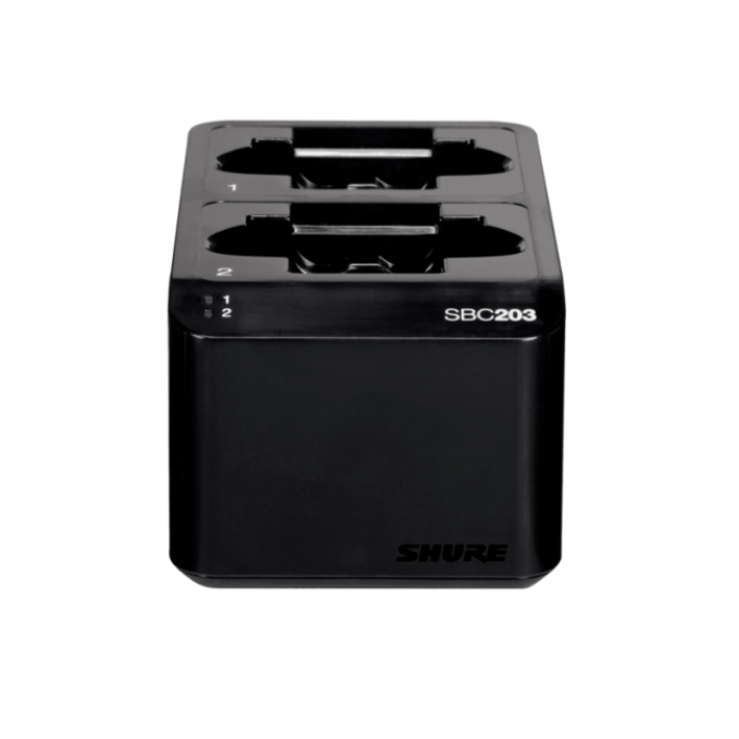 Двухпортовая зарядная док-станция для аккумуляторов SB903 SHURE SBC203-E