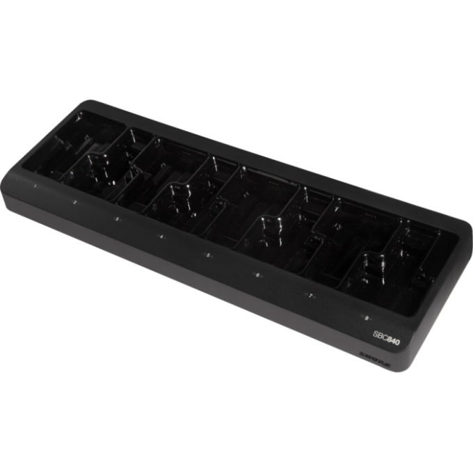 8-секционная сетевая зарядная станция для аккумуляторов SB910 или SB920, с блоком питания PS 60 SHURE SBC840-E