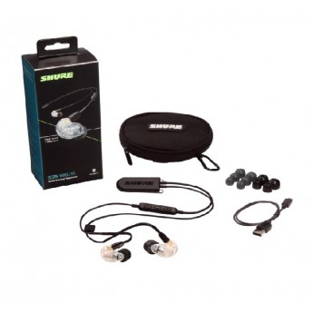 Внутриканальные наушники, прозрачные, с Bluetooth аксессуаром RMCE-BT2 SHURE SE215-CL+BT2-EFS