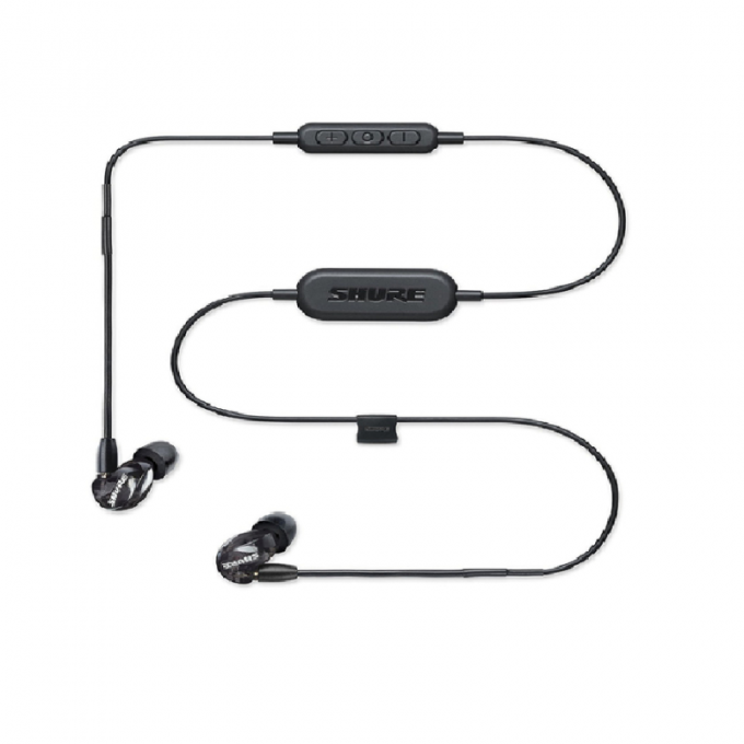 Внутриканальные наушники, с Bluetooth аксессуаром RMCE-BT2, черные SHURE SE215-K+BT2-EFS