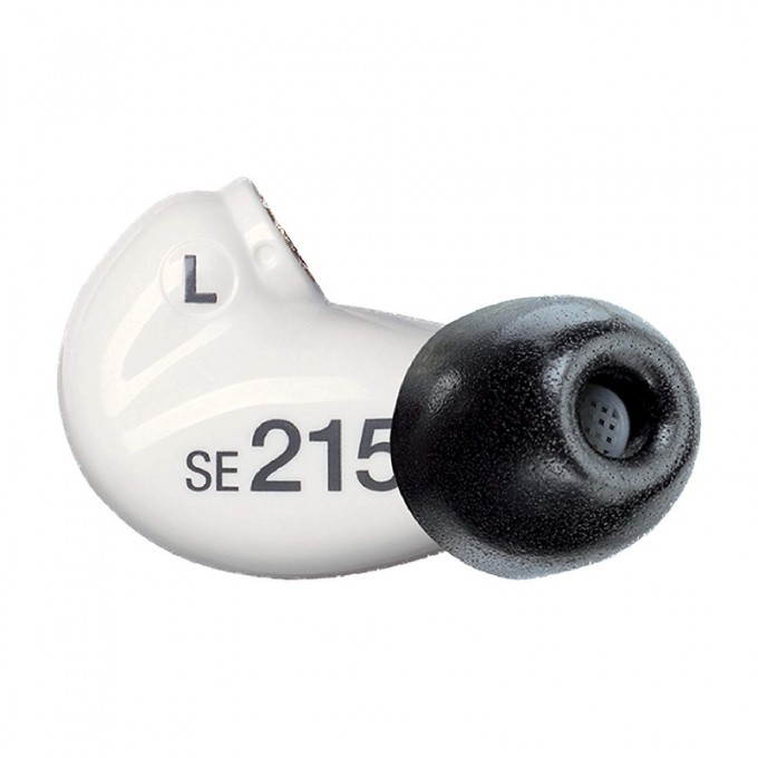 Левый внутриканальный наушник SE215, цвет белый SHURE SE215-WHITE-LEFT