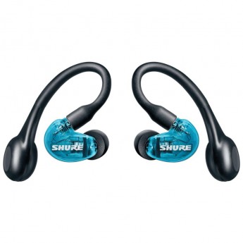 Беспроводные внутриканальные наушники SE215 Special Edition с одним динамическим драйвером, поддержка Bluetooth 5, в комплекте набор втулок, зарядный чехол и кабель USB-C, цвет синий SHURE SE215SPE-B-TW1-EFS