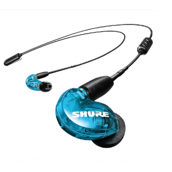 Внутриканальные наушники, версия Special Edition, кабель для наушников с поддержкой Bluetooth, синие SHURE SE215SPE-B+BT2-EFS