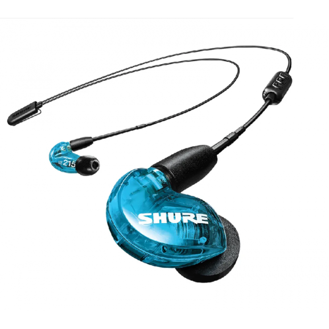 Внутриканальные наушники, версия Special Edition, кабель для наушников с поддержкой Bluetooth, синие SHURE SE215SPE-B+BT2-EFS