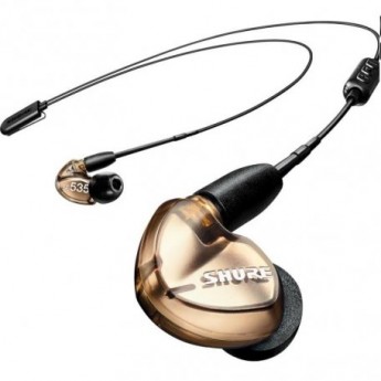 Внутриканальные наушники, бронзовые, с Bluetooth аксессуарами RMCE-UNI SHURE SE535-V+UNI-EFS