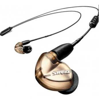 Внутриканальные наушники, бронзовые, с Bluetooth аксессуарами RMCE-UNI SHURE SE535-V+UNI-EFS
