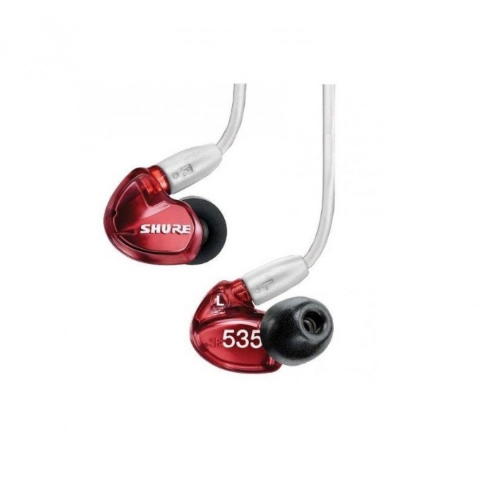 Внутриканальные наушники, красные SHURE SE535LTD-EFS
