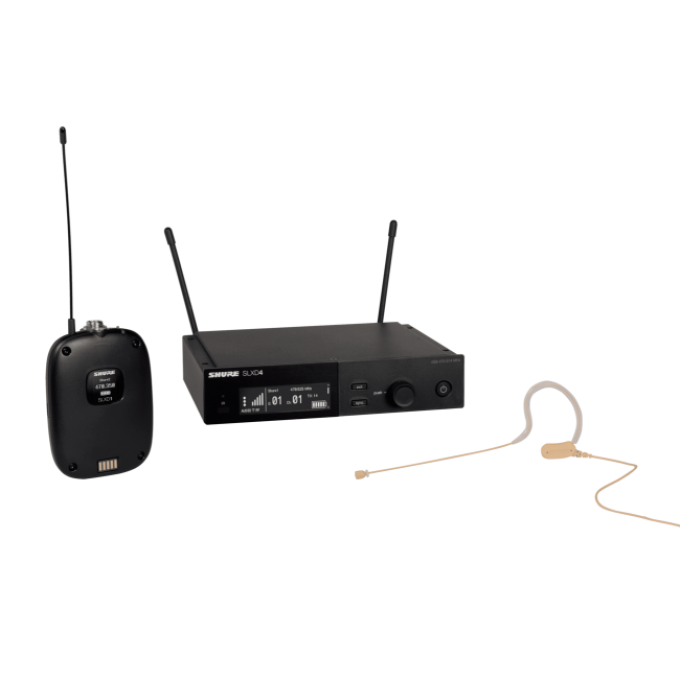 Беспроводная система с бодипаком SLXD1 и телесным ушным микрофоном MX153T SHURE SLXD14E/153T-H56