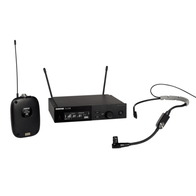 Беспроводная система с поясным передатчиком SLXD1 и головным микрофоном SM35 SHURE SLXD14E/SM35-H56