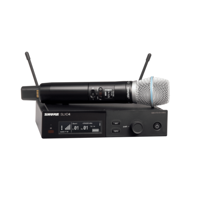 Беспроводная система с ручным передатчиком SLXD2/B87A SHURE SLXD24E/B87A-H56