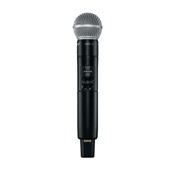 Ручной передатчик с капсюлем SM58 SHURE SLXD2/SM58=-H56 Ручной передатчик с капсюлем SM58 SHURE SLXD2/SM58=-H56