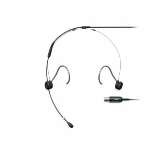 Субминиатюрный головной микрофон TwinPlex, цвет чёрный, разъём M TQG (TA4), всенаправленный SHURE TH53B/O-MTQG Субминиатюрный головной микрофон TwinPlex, цвет чёрный, разъём M TQG (TA4), всенаправленный SHURE TH53B/O-MTQG