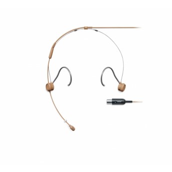 Субминиатюрный головной микрофон TwinPlex, цвет коричневый, разъём M TQG (TA4), всенаправленный SHURE TH53C/O-MTQG Субминиатюрный головной микрофон TwinPlex, цвет коричневый, разъём M TQG (TA4), всенаправленный SHURE TH53C/O-MTQG