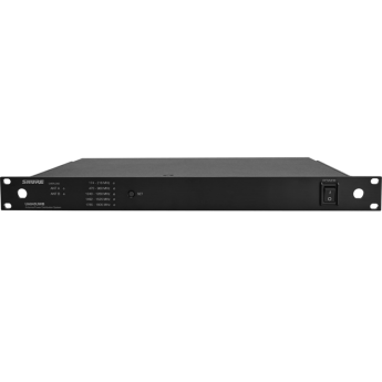 Активный сплиттер для приемников серии UHF, ULXD, QLXD, BLX4R, SLX (470-952 MHz) с евро розеткой и полным набором кабелей SHURE UA845UWB-E Активный сплиттер для приемников серии UHF, ULXD, QLXD, BLX4R, SLX (470-952 MHz) с евро розеткой и полным набором кабелей SHURE UA845UWB-E