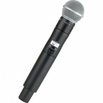 Ручной передатчик с капсюлем SM58, G51 470 - 534 МГц SHURE ULXD2/SM58=-G51 Ручной передатчик с капсюлем SM58, G51 470 - 534 МГц SHURE ULXD2/SM58=-G51