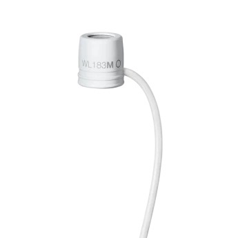 Петличный микрофон, всенаправленный, белый, LEMO-3 pin SHURE WL183MW/O-LM3 Петличный микрофон, всенаправленный, белый, LEMO-3 pin SHURE WL183MW/O-LM3